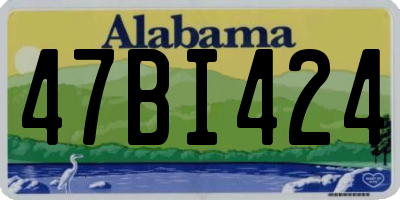 AL license plate 47BI424