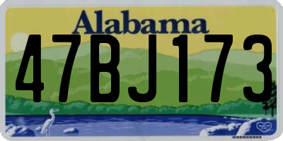 AL license plate 47BJ173