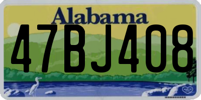 AL license plate 47BJ408