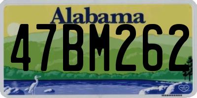 AL license plate 47BM262
