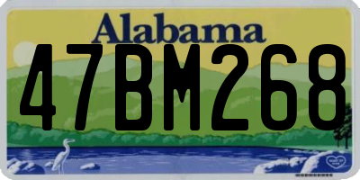 AL license plate 47BM268