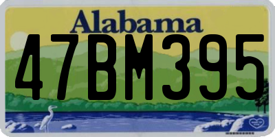 AL license plate 47BM395