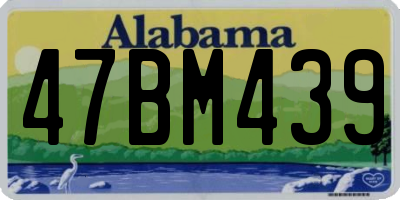 AL license plate 47BM439