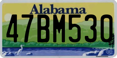AL license plate 47BM530