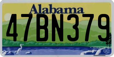 AL license plate 47BN379