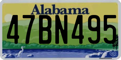 AL license plate 47BN495
