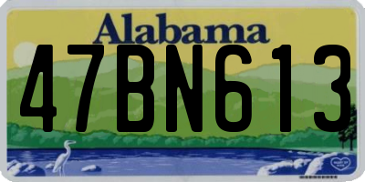 AL license plate 47BN613