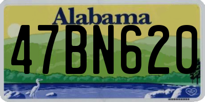 AL license plate 47BN620