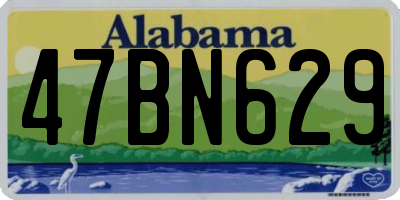AL license plate 47BN629