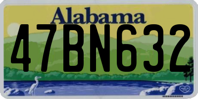 AL license plate 47BN632