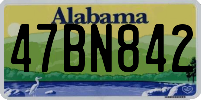 AL license plate 47BN842