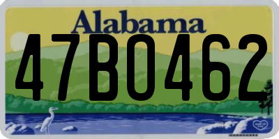AL license plate 47BO462
