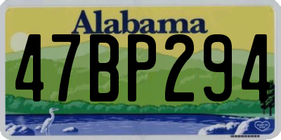 AL license plate 47BP294