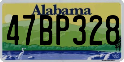 AL license plate 47BP328