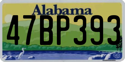 AL license plate 47BP393