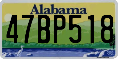 AL license plate 47BP518