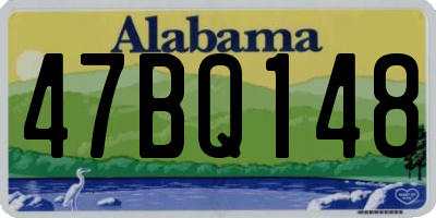 AL license plate 47BQ148