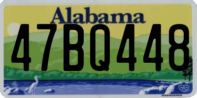 AL license plate 47BQ448