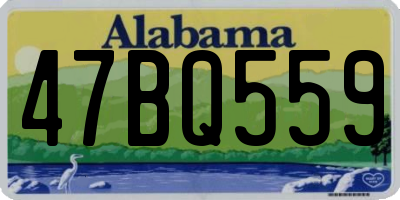AL license plate 47BQ559