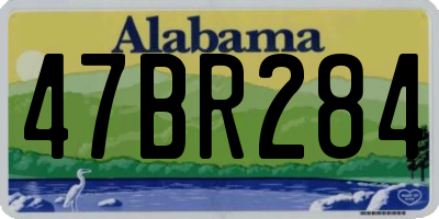 AL license plate 47BR284