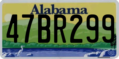 AL license plate 47BR299