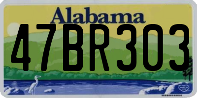 AL license plate 47BR303