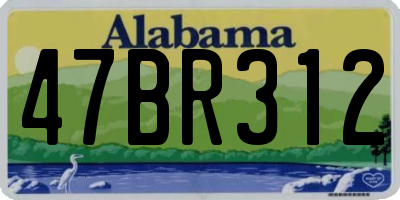 AL license plate 47BR312