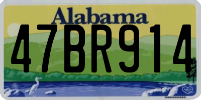 AL license plate 47BR914