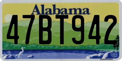 AL license plate 47BT942
