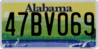 AL license plate 47BV069