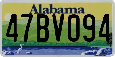 AL license plate 47BV094