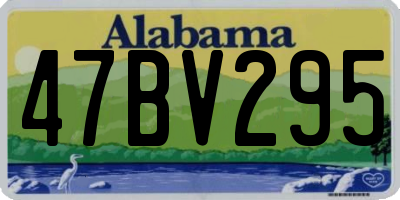 AL license plate 47BV295
