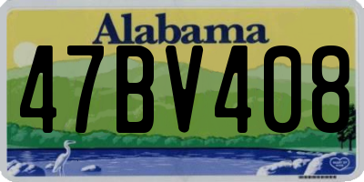 AL license plate 47BV408