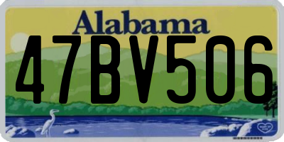 AL license plate 47BV506