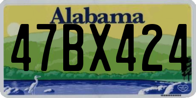 AL license plate 47BX424