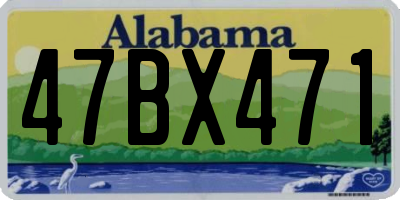 AL license plate 47BX471