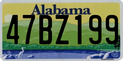 AL license plate 47BZ199