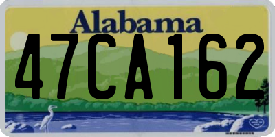 AL license plate 47CA162