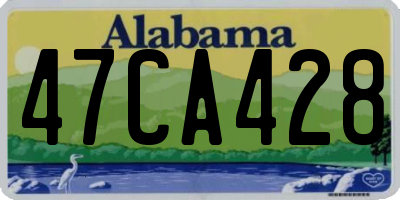 AL license plate 47CA428