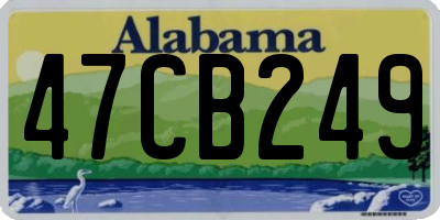 AL license plate 47CB249