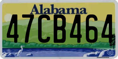 AL license plate 47CB464