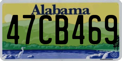 AL license plate 47CB469