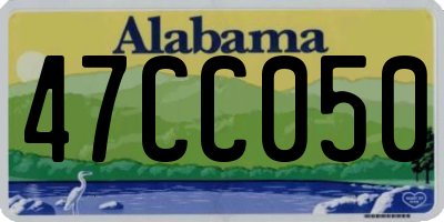 AL license plate 47CC050