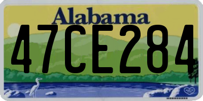 AL license plate 47CE284
