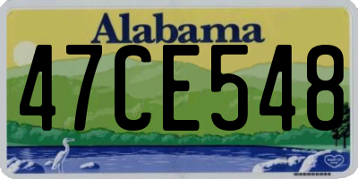 AL license plate 47CE548