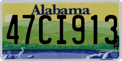 AL license plate 47CI913