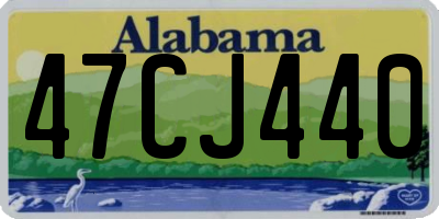 AL license plate 47CJ440