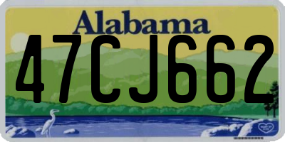 AL license plate 47CJ662
