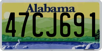 AL license plate 47CJ691