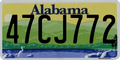AL license plate 47CJ772